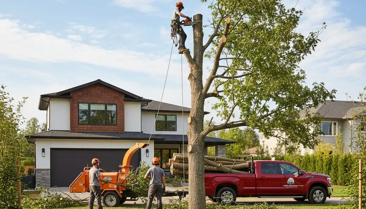 Professional landscaping and tree removal in West Palm Beach FL transforming tropical yards