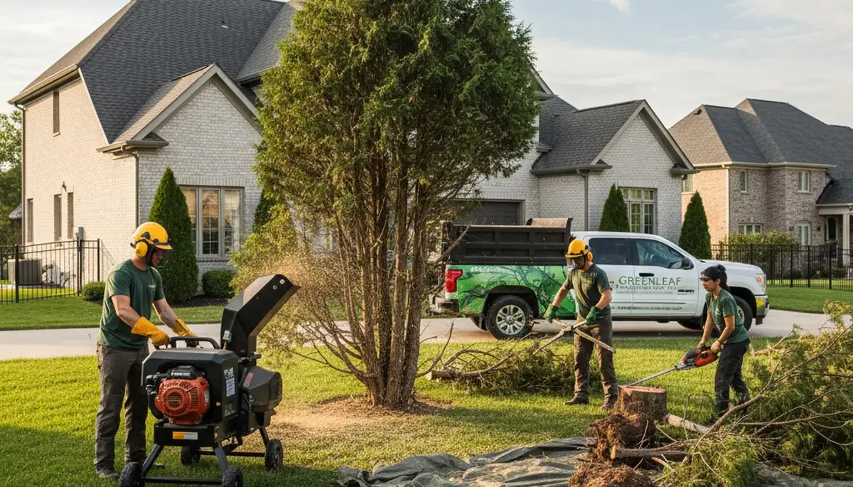 Professional shrub removal service in West Palm Beach FL clearing overgrown and unwanted bushes