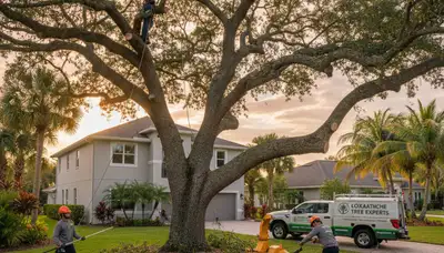 Professional tree removal service in West Palm Beach FL by certified arborists