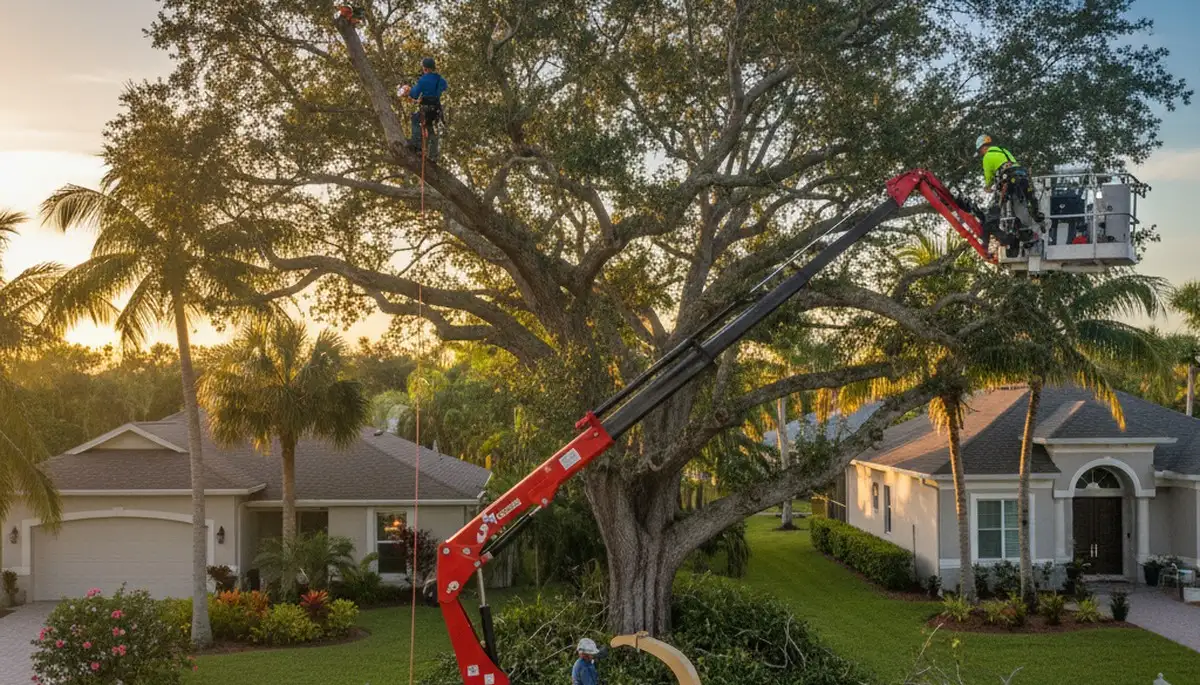 Professional tree removal service in West Palm Beach FL by certified arborists