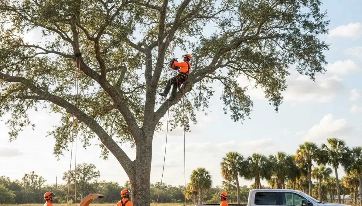 Professional tree removal service in West Palm Beach FL by certified arborists