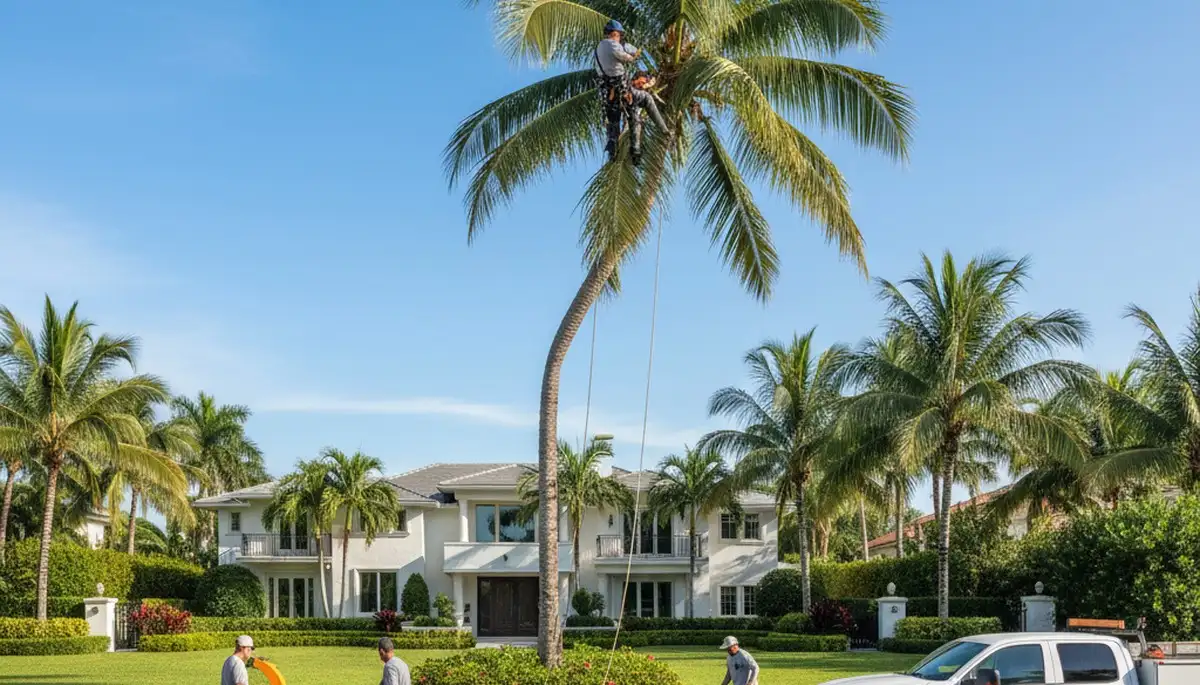 Professional tree removal service in West Palm Beach FL by certified arborists