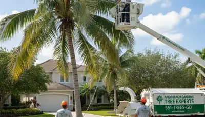 Professional tree removal service in West Palm Beach, FL by certified arborists