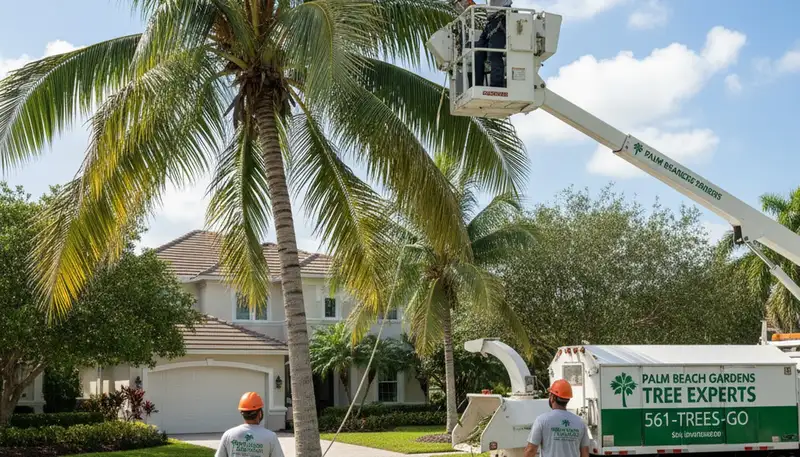Professional tree removal service in West Palm Beach, FL by certified arborists