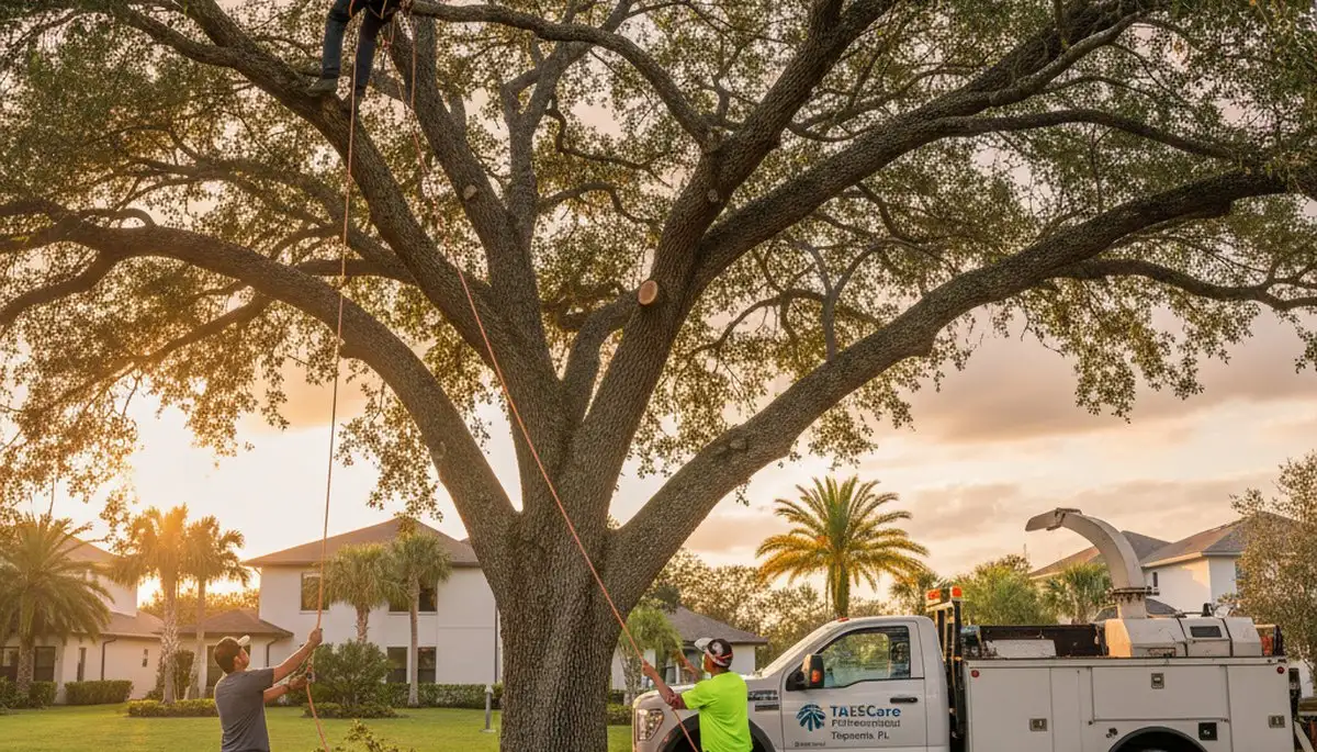Professional tree removal service in West Palm Beach FL by certified arborists